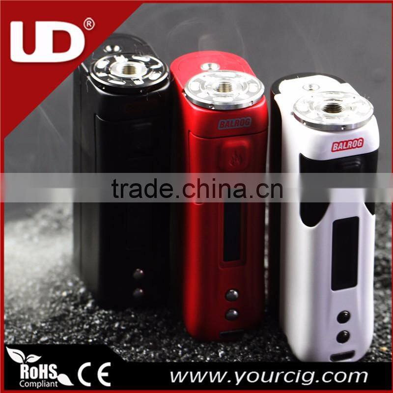 UD new vapor tank Balrog 70W TC Mod start kit with 510 drip tip for wholesales
