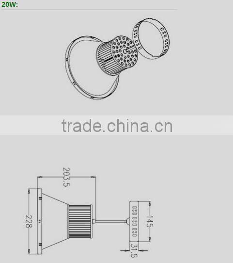 40W led supermarket fresh light
