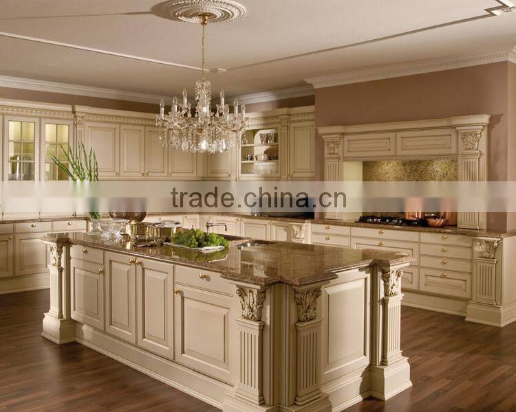 2016 new model european style customized kitchen cabinet