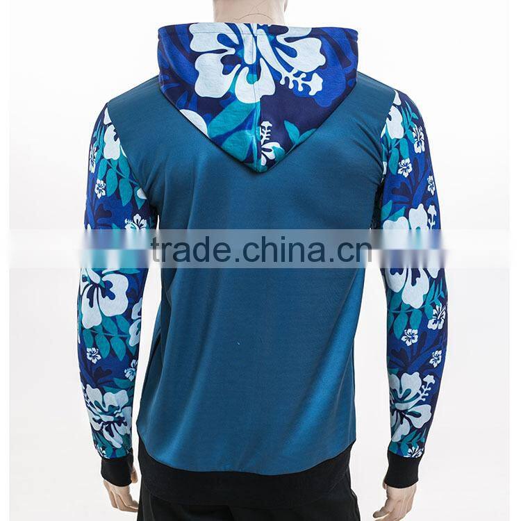 Fashion Cheap Plain 100% Polyester Spandex Hoodies With Sublimation