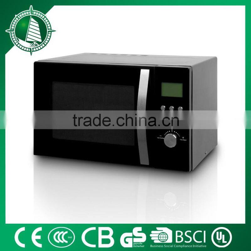 28L Microwave Oven with retro style, 60 minute digital timer