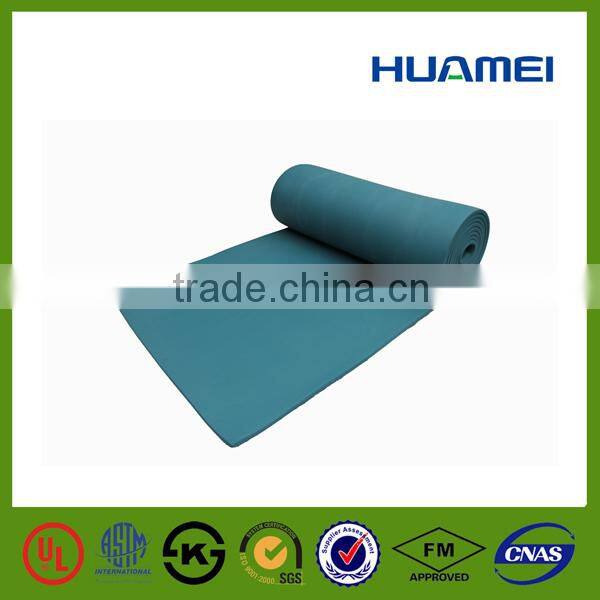 Low temperature rubber foam insulation sheet