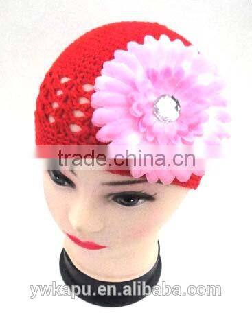Multi colors kufi hat,crochet beret hats for girls