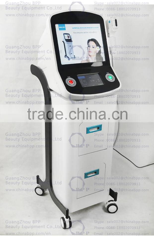 2015 Ultrasound face lift hifu of face wrinkel remover beauty machine