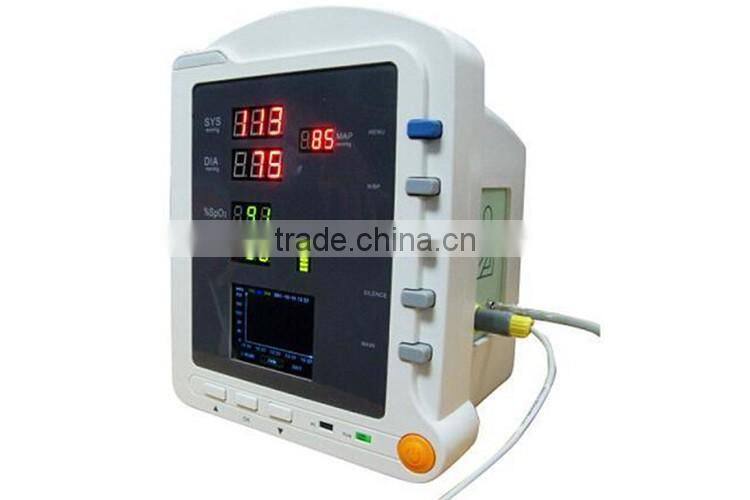 Competitive price Vital Sign NIBP SpO2 Monitoring adult pediatric and neonatal Portable multiparameter patient monitor china