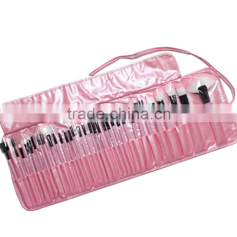 Hot sell pink makeup brush set 32 piece professional makeup brush set