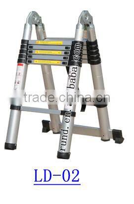 RD telescopic metal pipe aluminum loft ladder