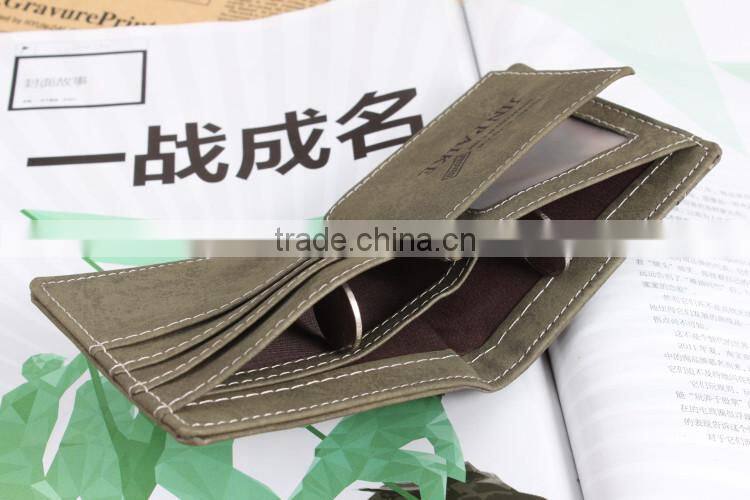 Retro Men's Casual Canvas Bi-fold Wallet Card Slot Purse Cheap