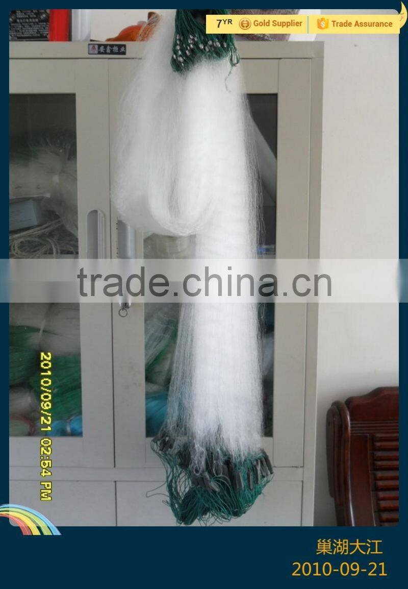 Russian White Fishing Gill Net with Float and Sinker