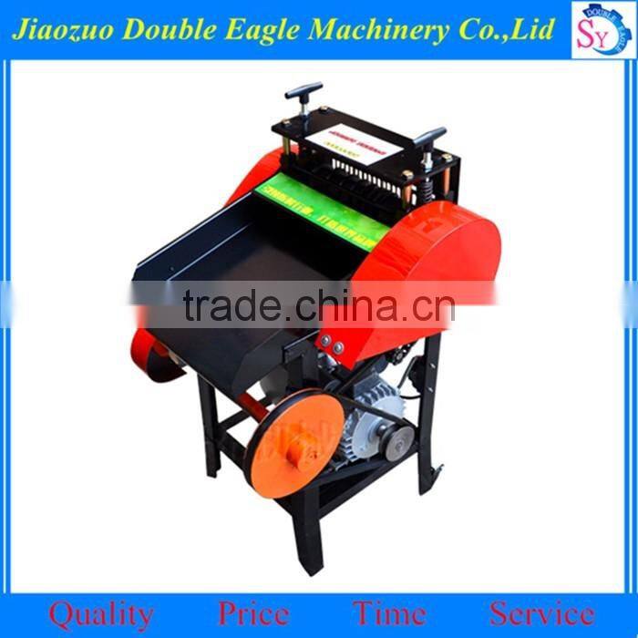 Scrap wire and cable recycling station automatic peeling machine/double peeler