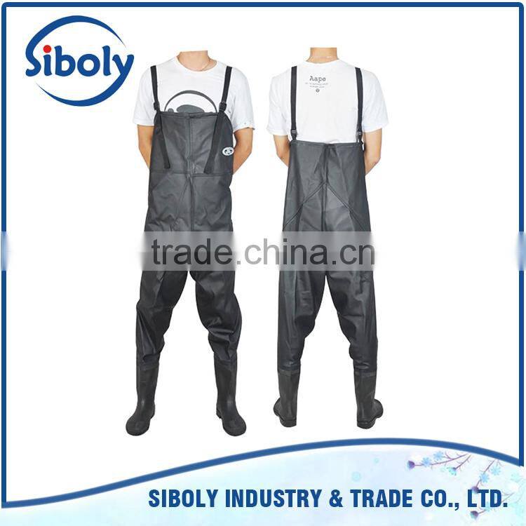 can be simply wiped clean durable pvc waterproof fishermen workwear custom