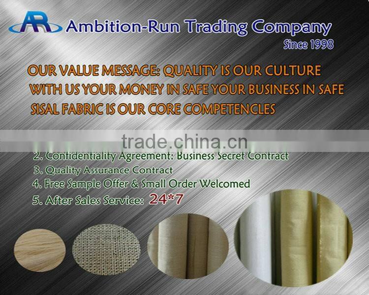 Hot sale sisal fabric with cheap price