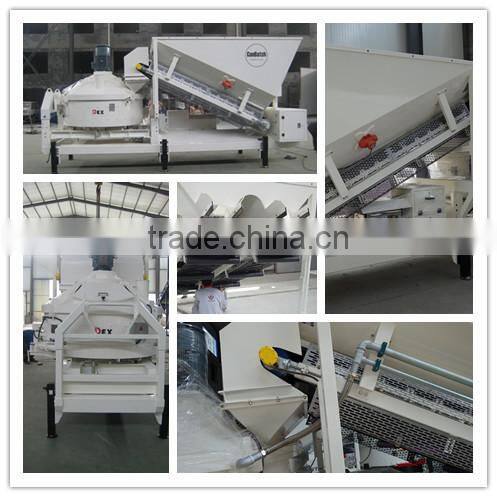 supporting leg type mobile concrete batching plant with siemens control system