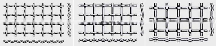 plain woven stainless steel crimped wire mesh