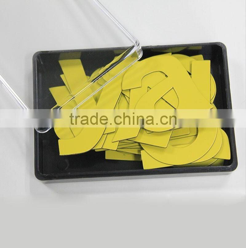 Fridge Decoration Educational Toys Fridge Magnet Solid Color Letters Lowercase Fridge Magnet Letters