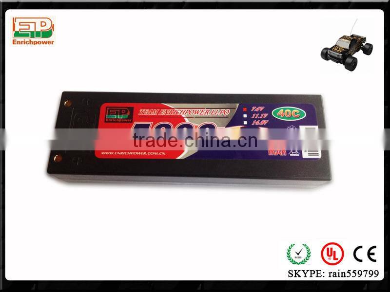 120C 6200mAh 2s rc speed car hardcase Lipos for 1/10, 1/8,1/5