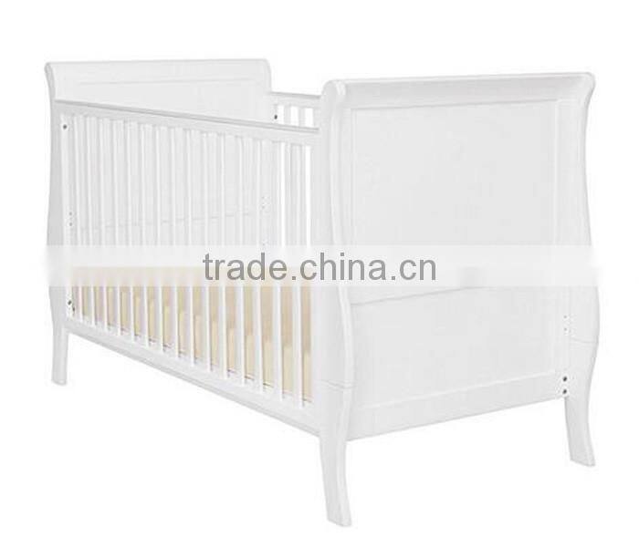 Wholesale Natural Pine Wood Baby Cribs Baby Bed