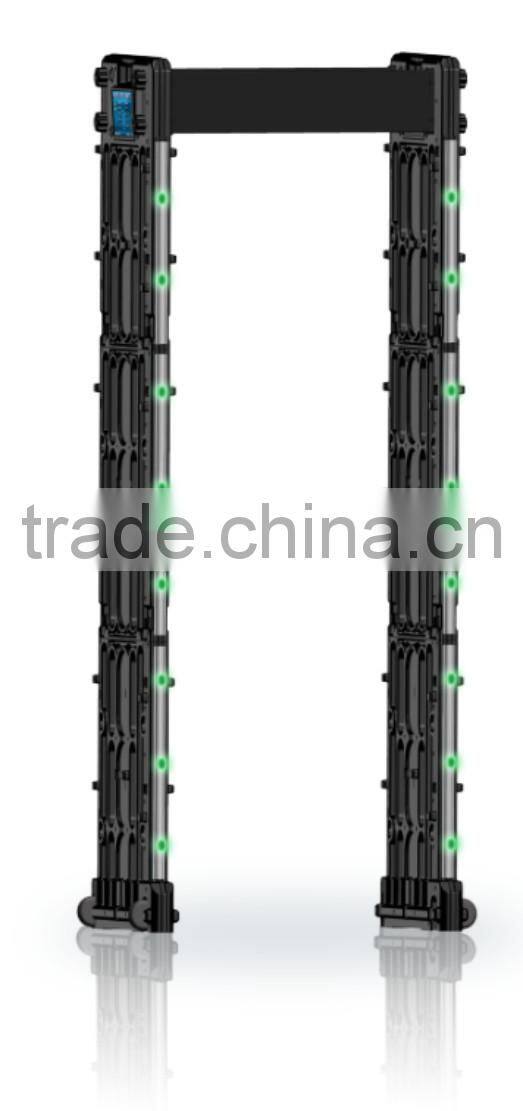 Foldable Portable walk through metal detector security door frame metal detector