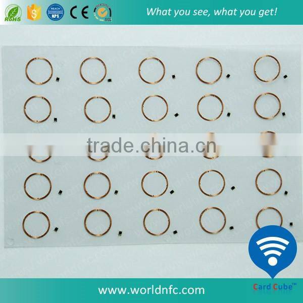 PVC 5*5 Ultralight RFID Inlay Sheet