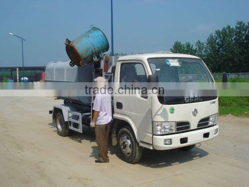 Self Loading 5CBM 4x2Garbage Truck -Dongfeng
