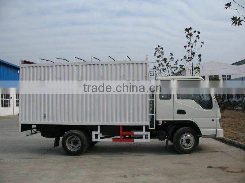 JAC double cabin cargo box truck