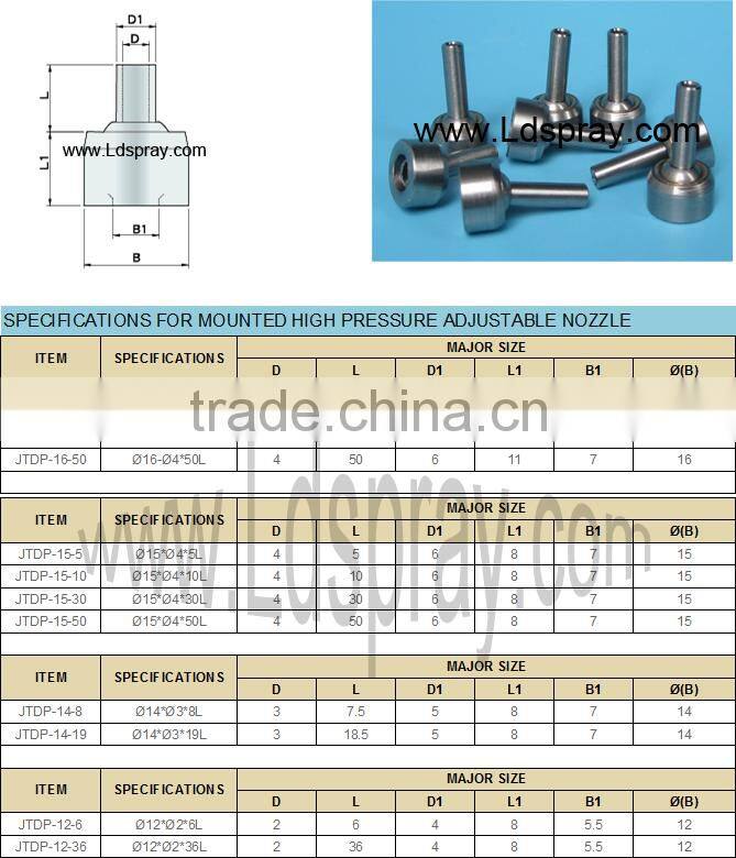 Universal coolant nozzle for CNC lathe tool tower spray Water cooling