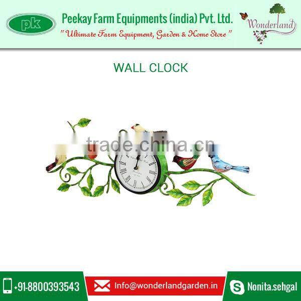 Top Brand Selling Unique Wall Clock with Birds Crafted on it at Cheap Price