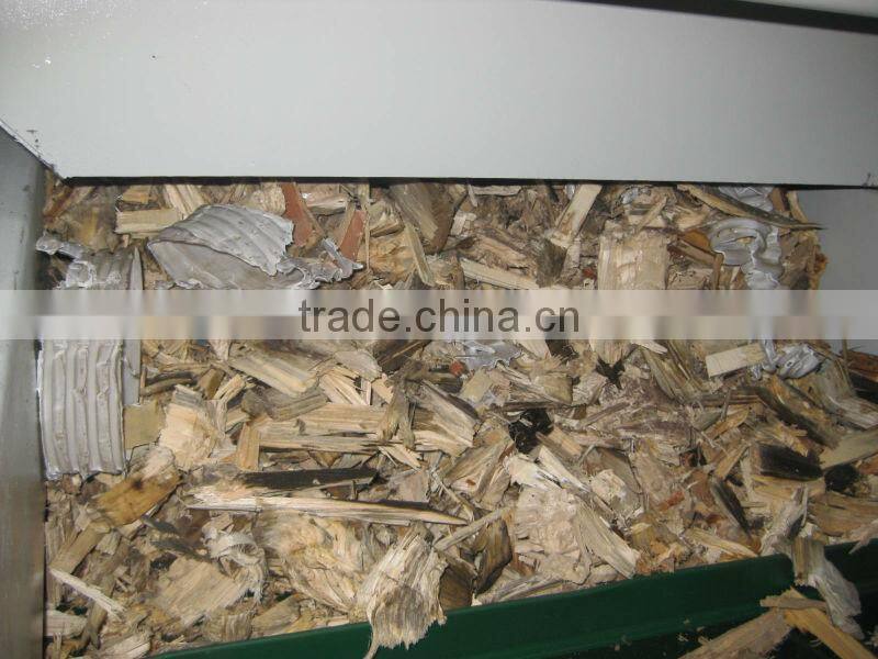 waste plastic double shaft shredder
