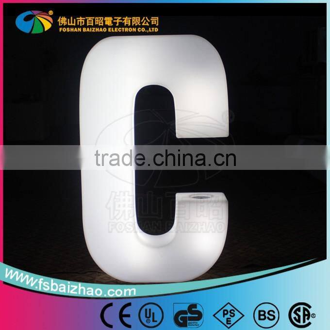 alphabet letter light