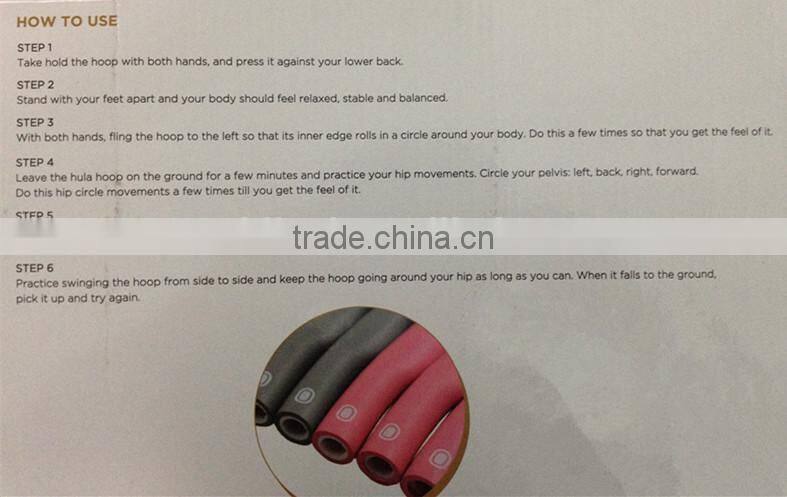 hula hoop / fitness body building hoop / massage hula hoop