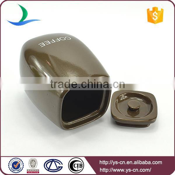 Wholesale ceramic coffee jars storage container