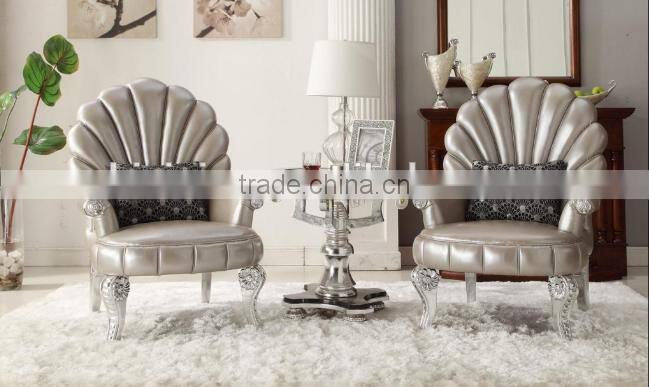 BISINI Furniture American Style Living Room Set, Creative Furniture Solid Wood Leisure Chairs and Tea Table (BF01-X1178)