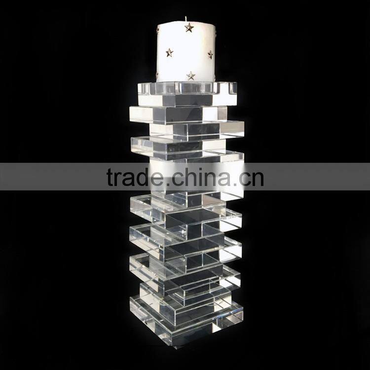 Newest crystal candlesticker holder for wedding centerpieces