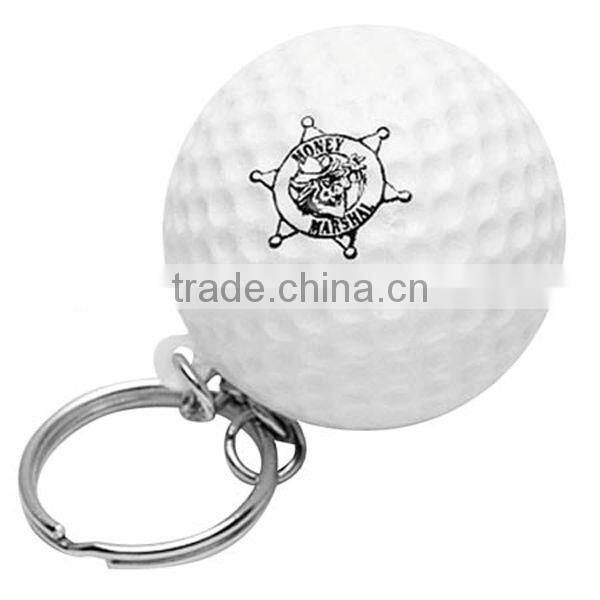 PU stress ball keychain