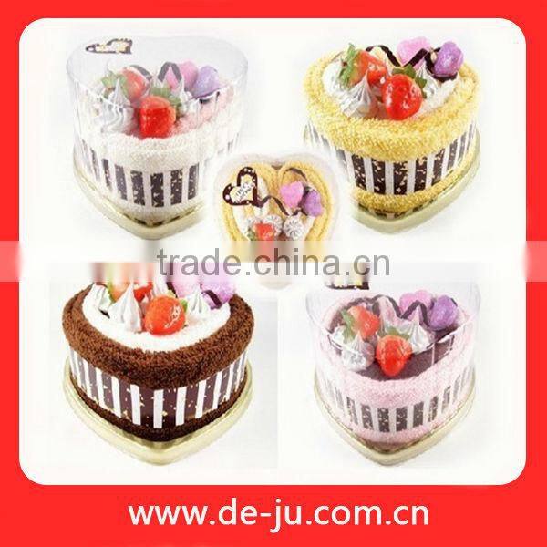 Long Microfiber Chocolate Gift Cake Towel