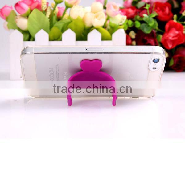 New Shape Multi Colours Soft Silicone Slap Holder for Mobile Phone