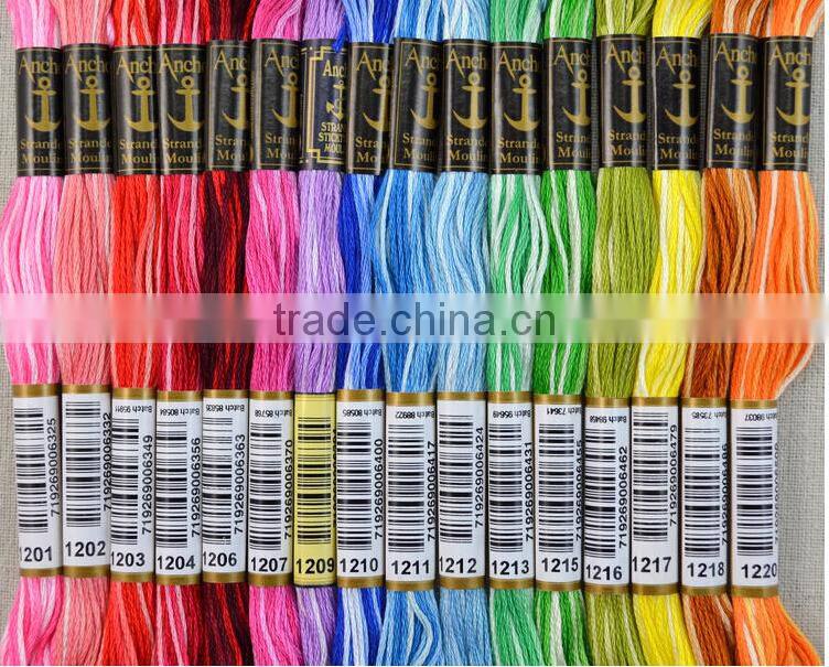 15032004 100% cotton Thread, anchor color cross stitch embroidery thread