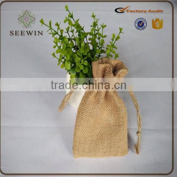 convinient waterproof high quality raw jute material orchid flower pots