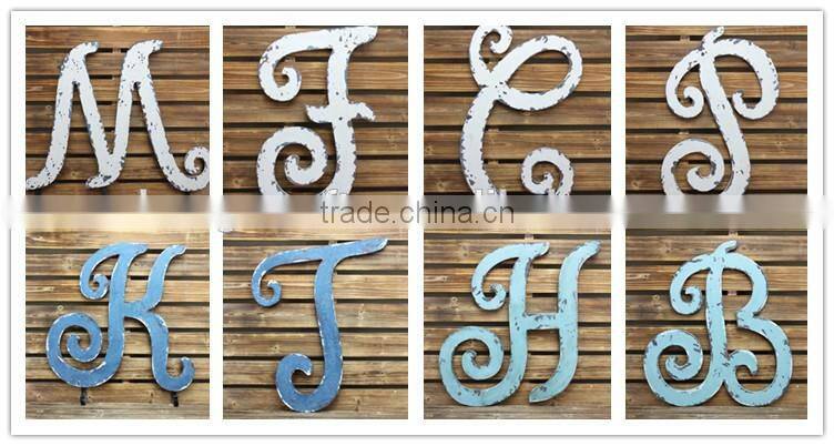 Antique Decorative Wooden Letters Customized Englished Words with Hook