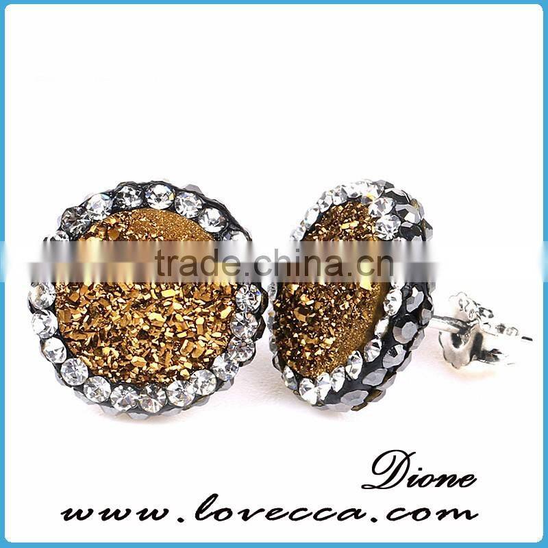 Druzy 925 Sterling Silver Earring, Beautiful Silver Jewelry, Wholesale Silver Jewellery Jaipur India