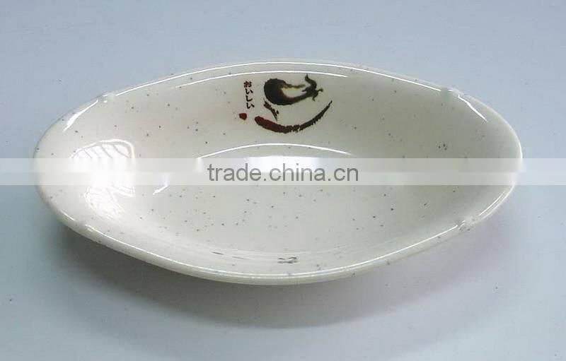 high quality of 100% melamine tray for food with SGS certificate