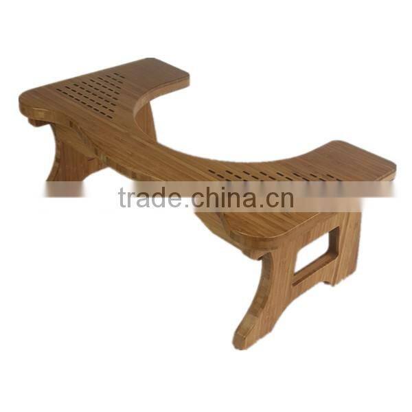 2016 chinese nice quality Bamboo toilet stools and ottomans