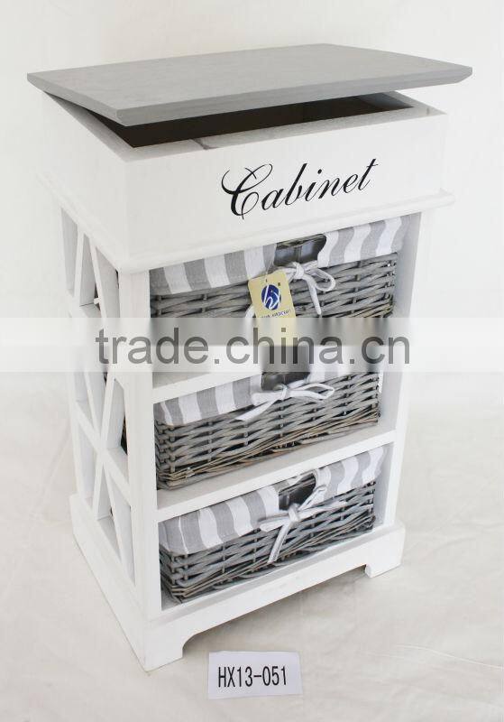 2013 newly arrival vintage furniture closets of woven drawer
