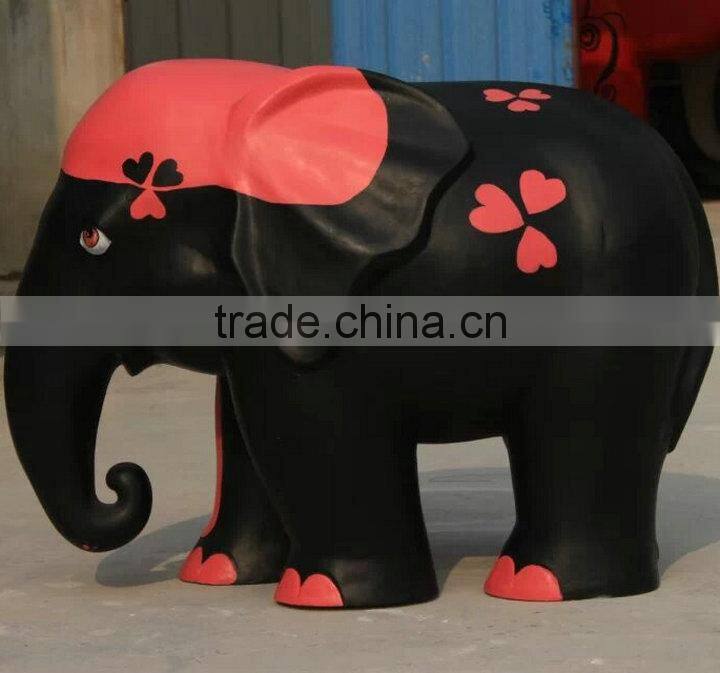 FRP playground display elephant mascot