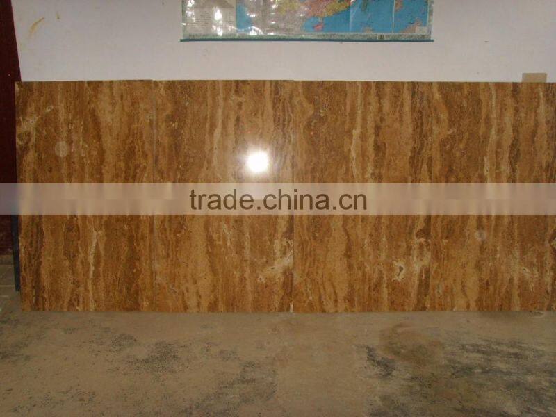 Yellow Wooden Limestone Tile Polished Wooden Yellow Limestone Tile Golden Liemstone