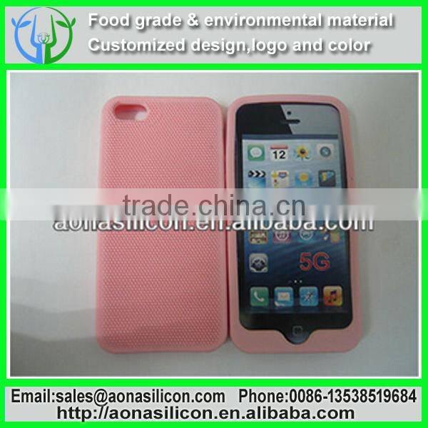 silicone phone case for iphone 5 with many colors