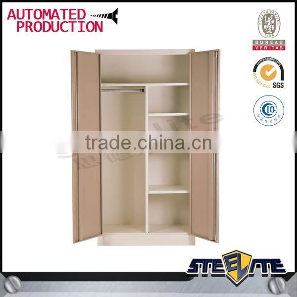 Customized different colour painting steel almirah wardrobe