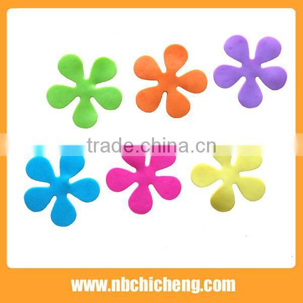 Flower shaped Plastic bathroom Floor Mat