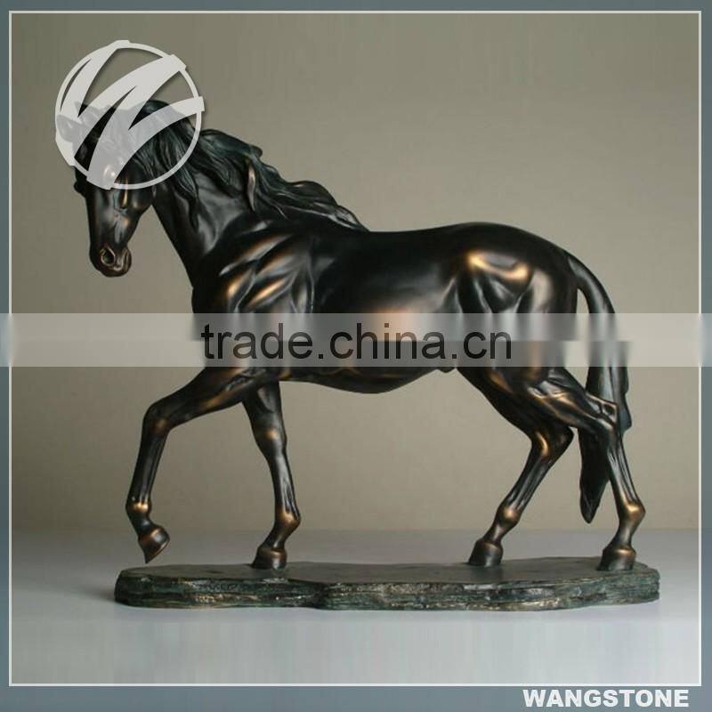 Outdoor decoration antique bronze riding horse statue