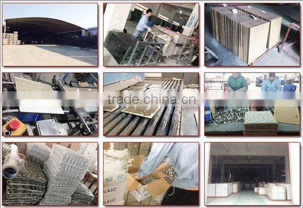 Mixed white brown marble mosaic border inlay floor tiles